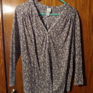 Light Blue and Purple Shirt